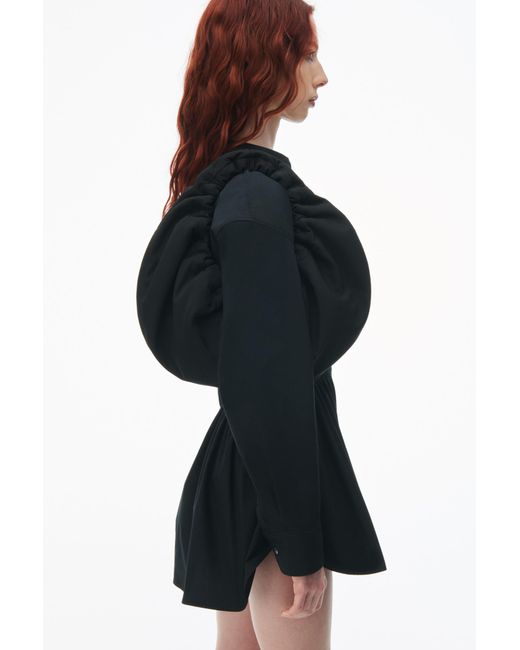 Alexander Wang Black Crescent Medium Shoulder Bag