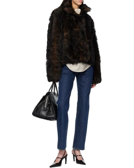 Totême Black Totême Silky Shearling Jacket
