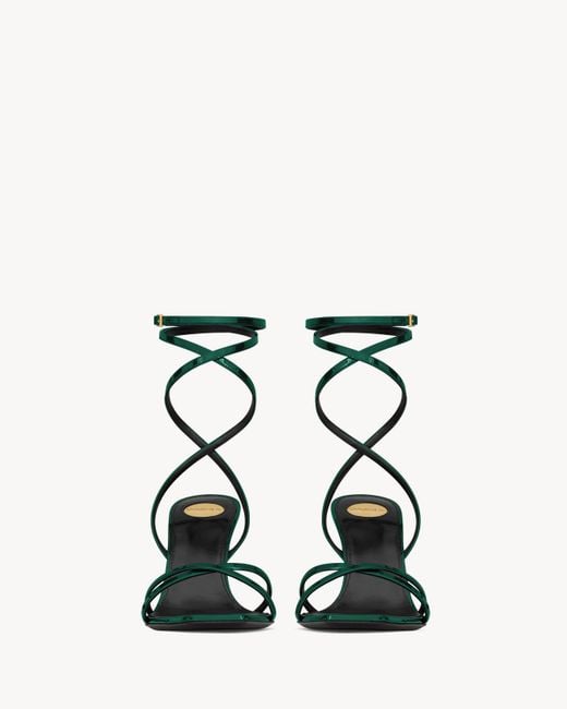 Saint Laurent Metallic Opyum High-Heeled Sandals