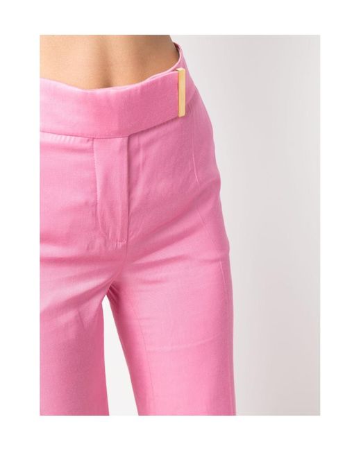 Tom Ford Pink Wide Leg Pants