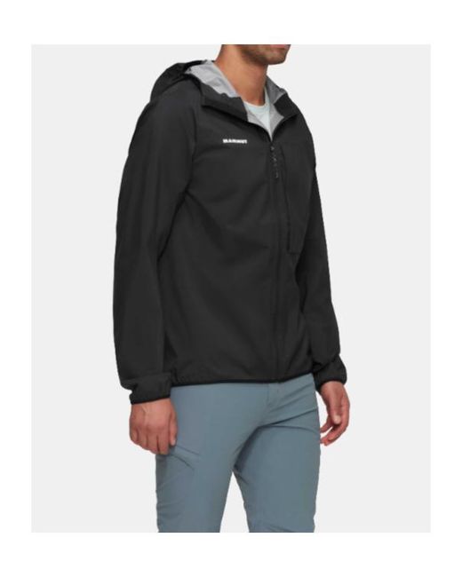 Mammut Black Ducan Light Hooded Jacket for men