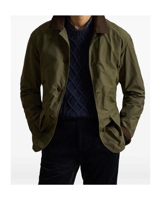 Polo Ralph Lauren Green The Clarkfield Utility Jacket for men