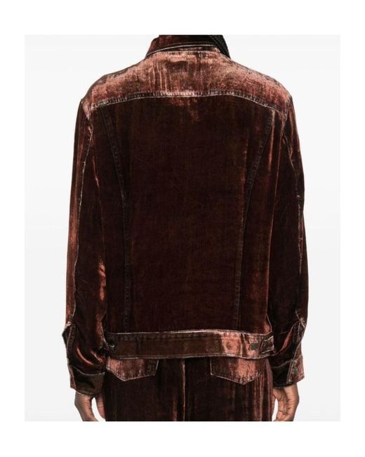Pierre Louis Mascia Brown Kandox Button-Down Jacket