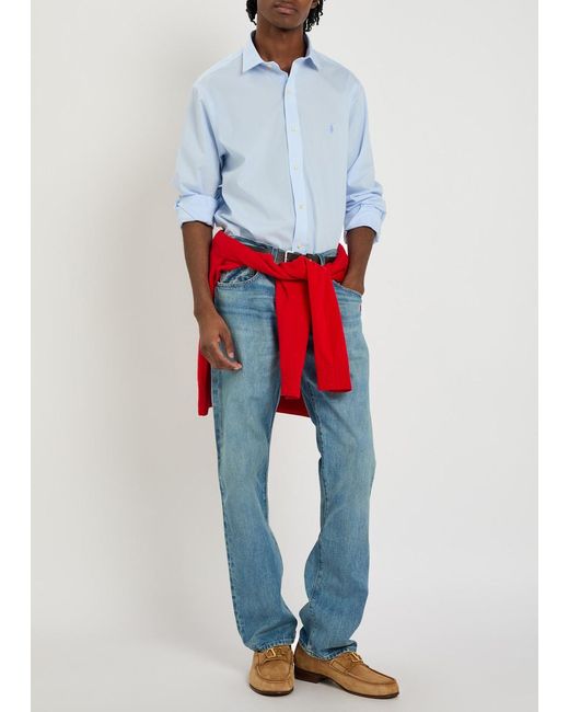 Polo Ralph Lauren Blue Hampton Slim Straight-Leg Jeans for men