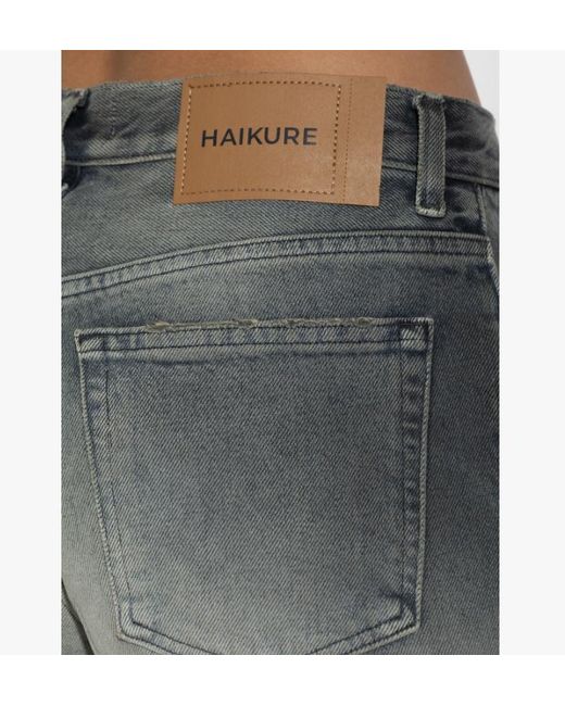Haikure Gray Lisa Straight-Leg Jeans
