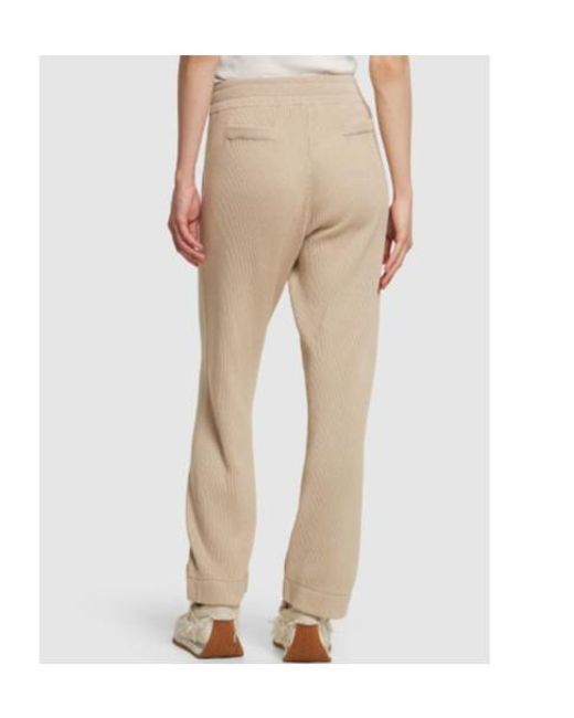 Brunello Cucinelli Natural Drawstring Waist Casual Trousers