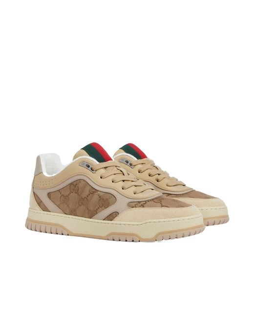 Gucci Natural Re-Web Sneakers for men
