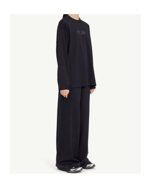 MM6 MAISON MARGIELA X SALOMON Blue Mm6 Maison Margiela Salomon Long-Sleeve Top