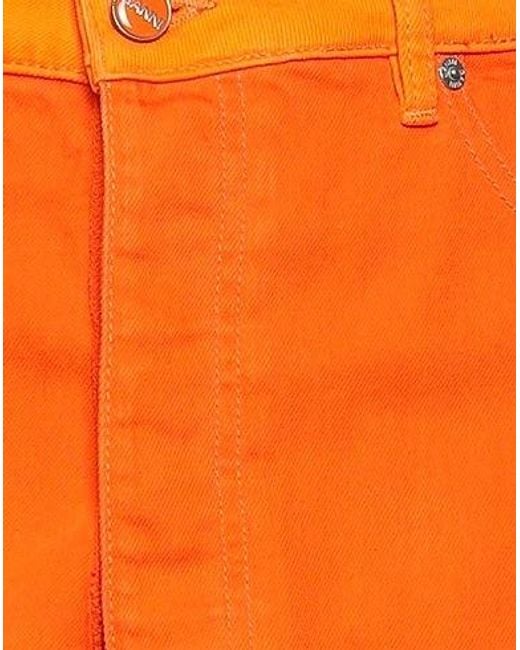 Ganni Orange Denim Skirts