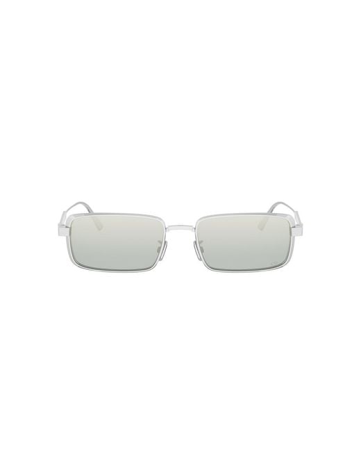 Dior White Full Frame Sunglasses