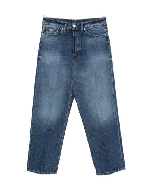 Nine:inthe:morning Blue Five-Pocket Jeans for men