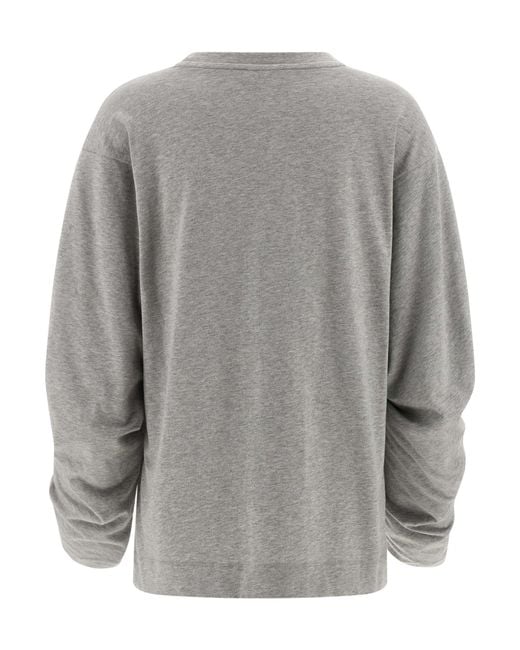 Dries Van Noten Gray 'Heynas' T-Shirt