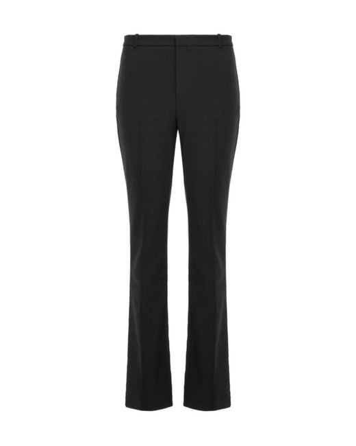 Vince Black Cigarette Flared Trousers