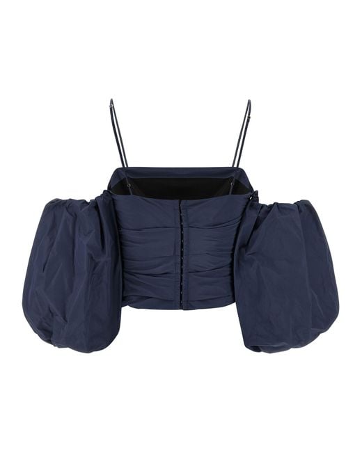Pinko Blue 'Pallottoliere' Top