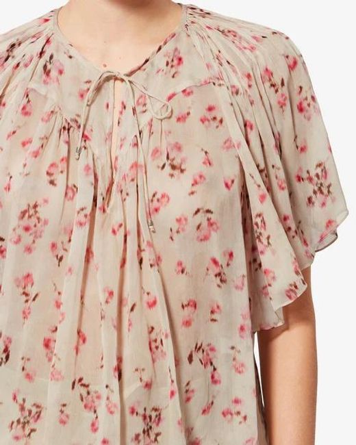 Isabel Marant Natural Neslya Top
