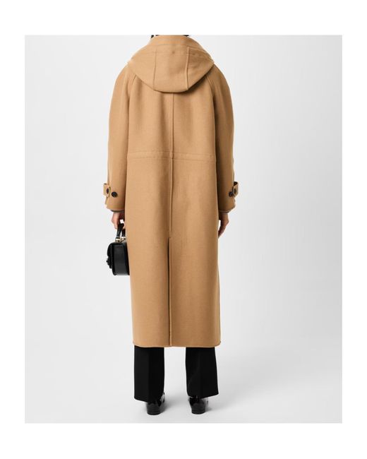 Gucci Natural Wool Cashmere Coat