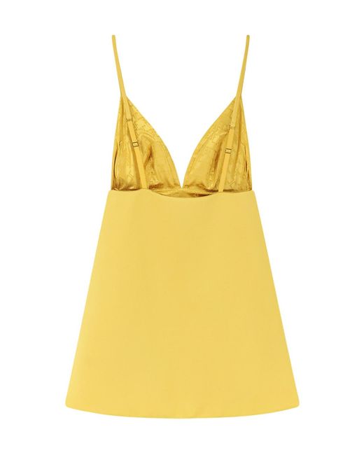 Elisabetta Franchi Yellow Vestito Mini Daily