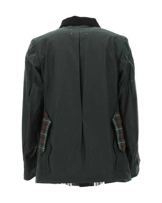 Maison Margiela Black Buttoned Long-Sleeved Jacket for men