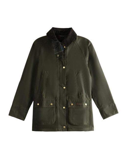 Barbour Green Buttoned-Pocket Jacket