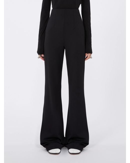 Sportmax Black Gettone Flared Pants