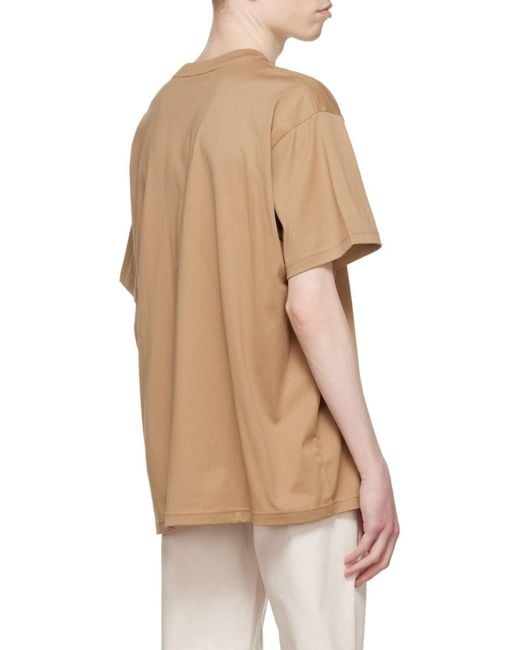 Burberry Natural Logo Printed Crewneck T-Shirt for men