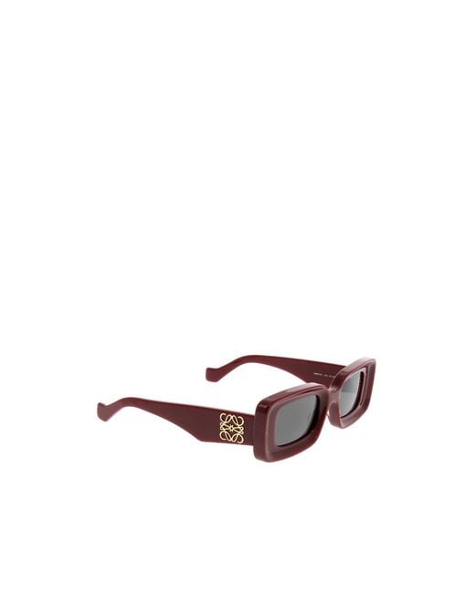 Loewe Multicolor Rectangular Frame Sunglasses
