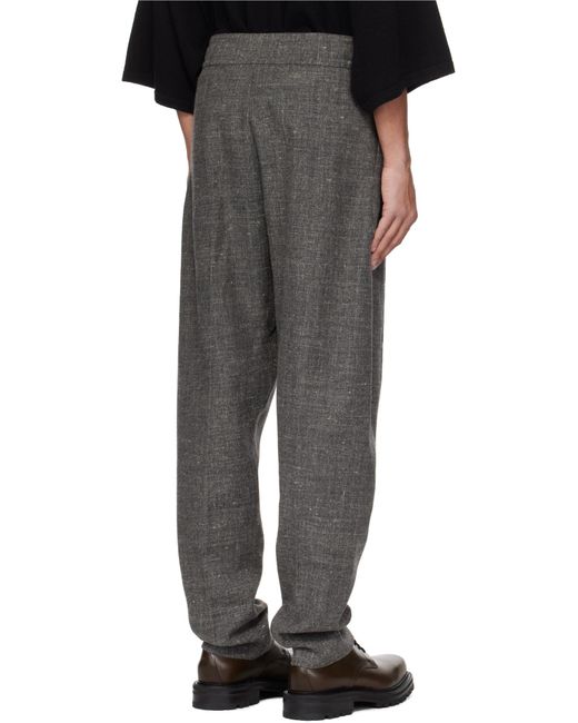 Fear Of God Black Elastic Waist Casual Pants for men