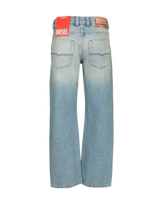 DIESEL Blue 1980-D-Eeper Straight-Leg Jeans for men