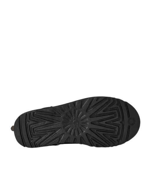 Ugg Black Classic Ultra Mini Biarritz Snow Boots