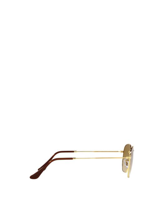 Ray-Ban Metallic Hexagonal Frame Sunglasses for men