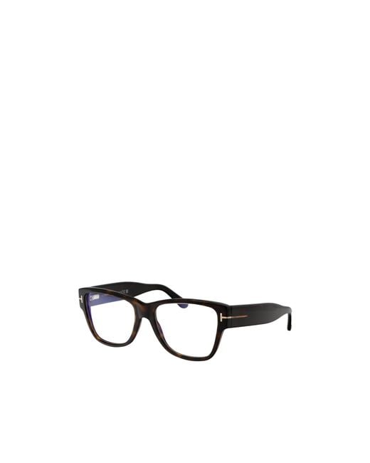 Tom Ford White Full-Rimmed Plano Lenses