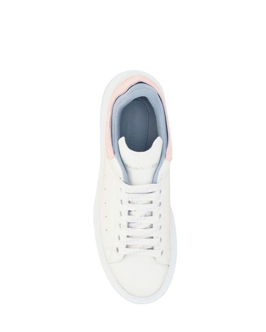 McQueen White Oversized Sole Sneakers