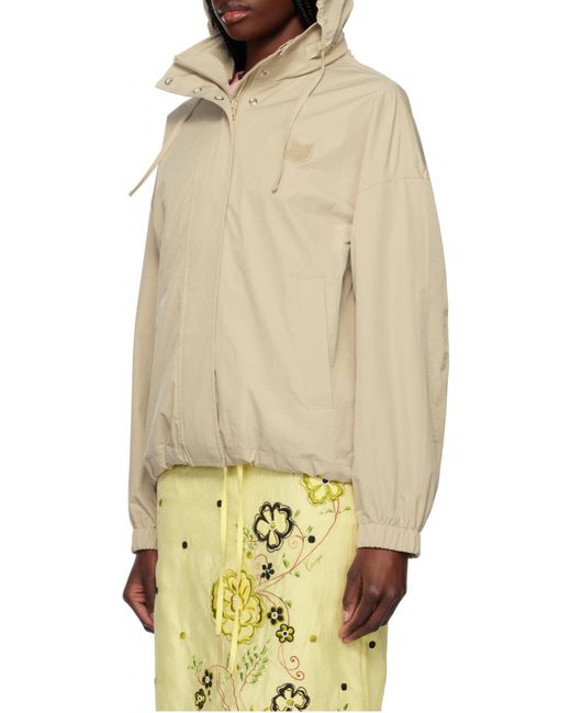 Maison Kitsuné Metallic Fox-Motif Bomber Jacket