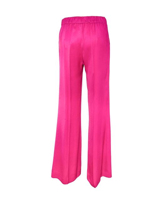 P.A.R.O.S.H. Pink Logo Casual Pants