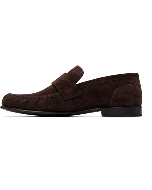 Jimmy Choo Brown Ellis Loafers