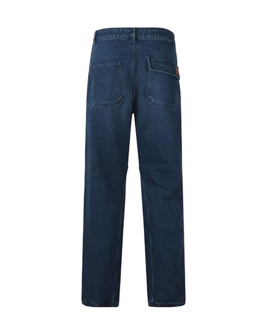 KENZO Blue Straight Jeans for men