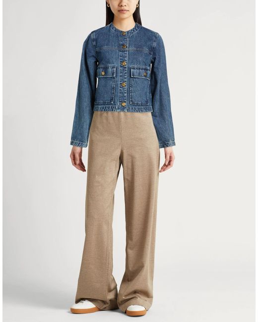 Rag & Bone Blue Minimalist Faded Dark Denim Jacket
