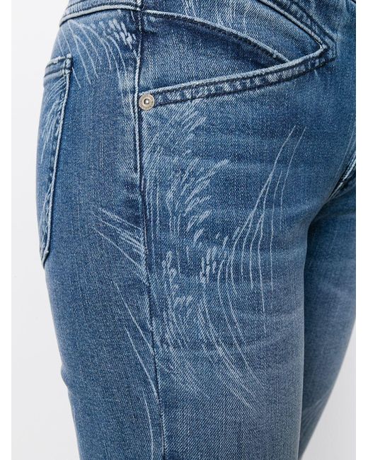 Givenchy Blue Logo Detail Jeans