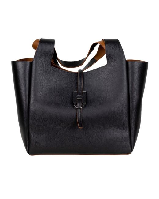 Hogan Black Logo Handbag