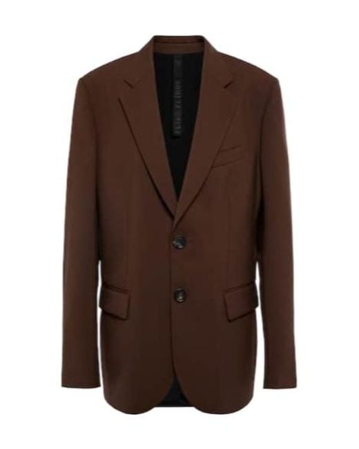 Petar Petrov Brown Ilan Single-Breasted Wool Blazer