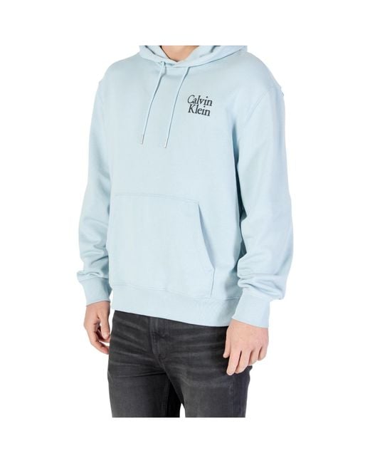Calvin Klein Blue Long-Sleeved Sweatshirt for men