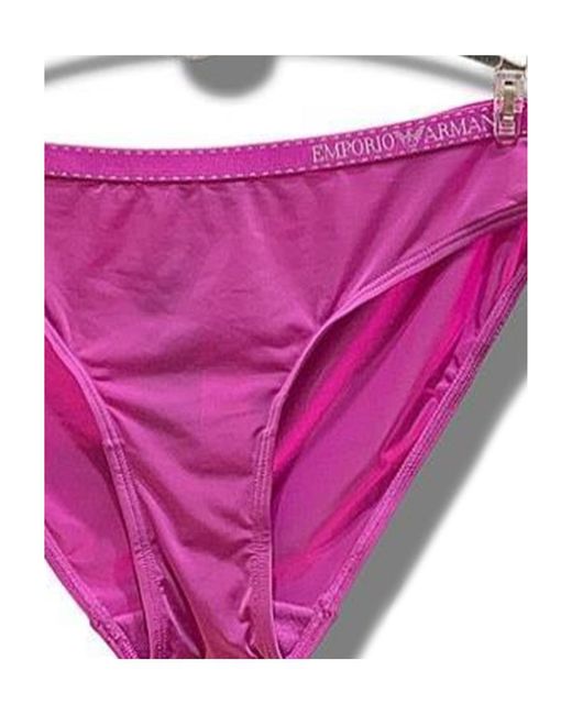 Emporio Armani Pink Logo Trunks