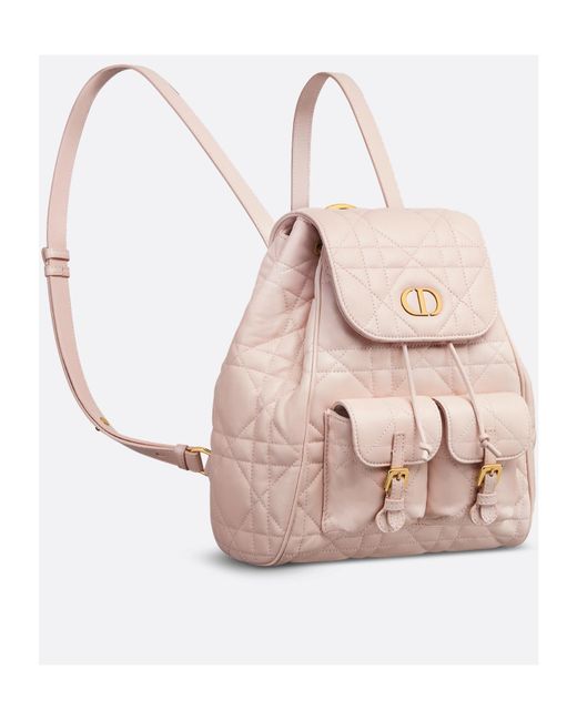 Dior Pink Medium Caro Backpack