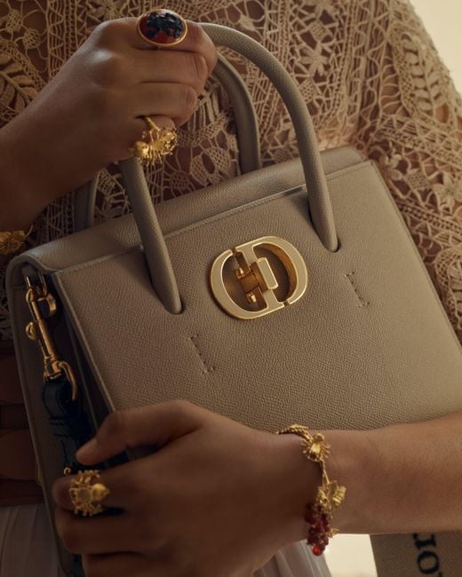 Dior Natural Medium St Honor Tote