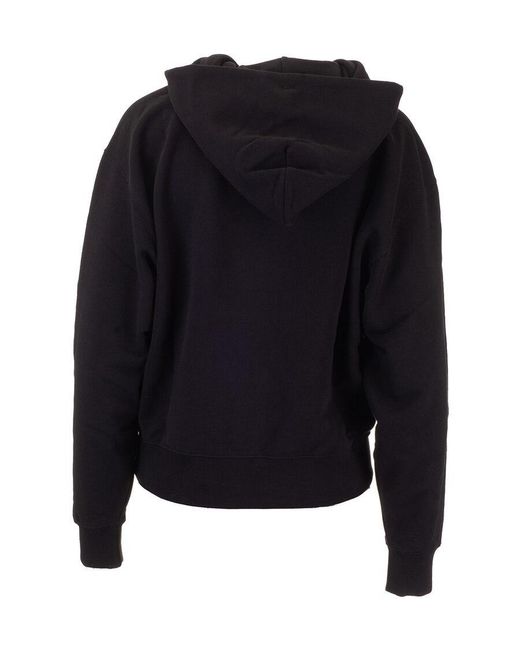 KENZO Blue Knitted Cotton Hoodie