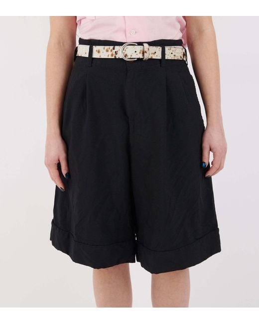 Comme des Garçons Black Long Shorts