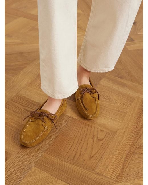 Polo Ralph Lauren Brown Camp Driver Suede Shoes