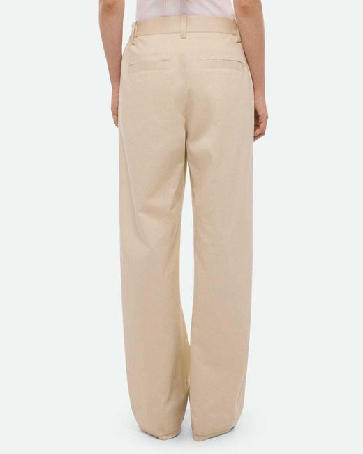 Helmut Lang Natural Pleated Casual Pants