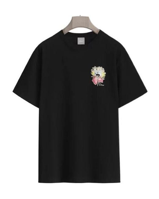 Dior Black Short-Sleeved T-Shirt for men