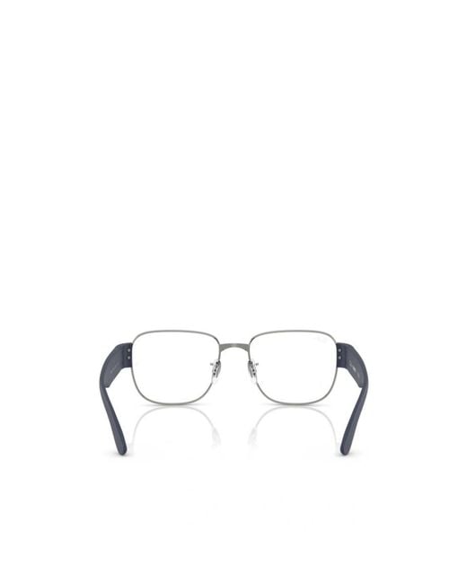 Ray-Ban White Frameless Flat Mirror for men